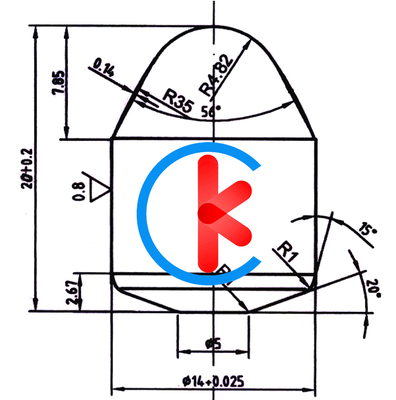 Chisel(Conical) Buttons