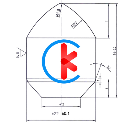 Tips/Insert for Round Shank Bits